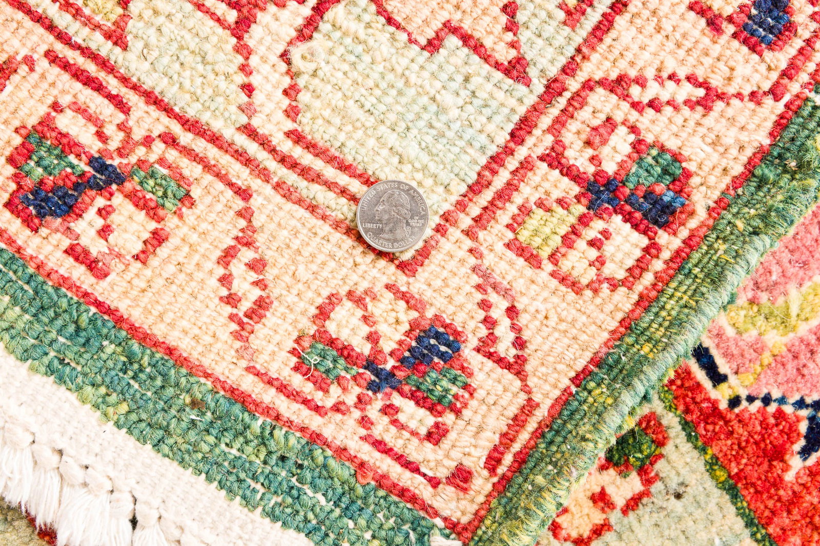 Oushak Wool Carpet, 20th C - 9