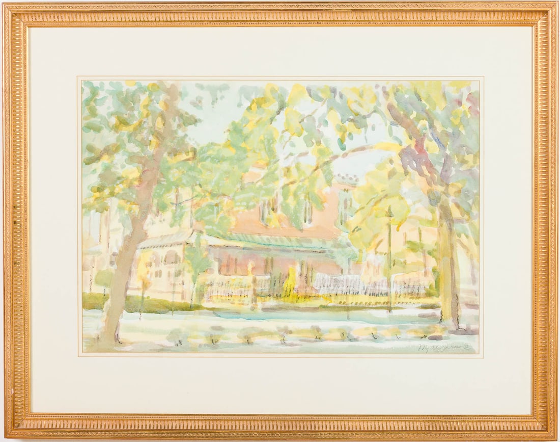 Myrtle Jones (1913-2005), Green Meldrim House, W/C (1 of 10)