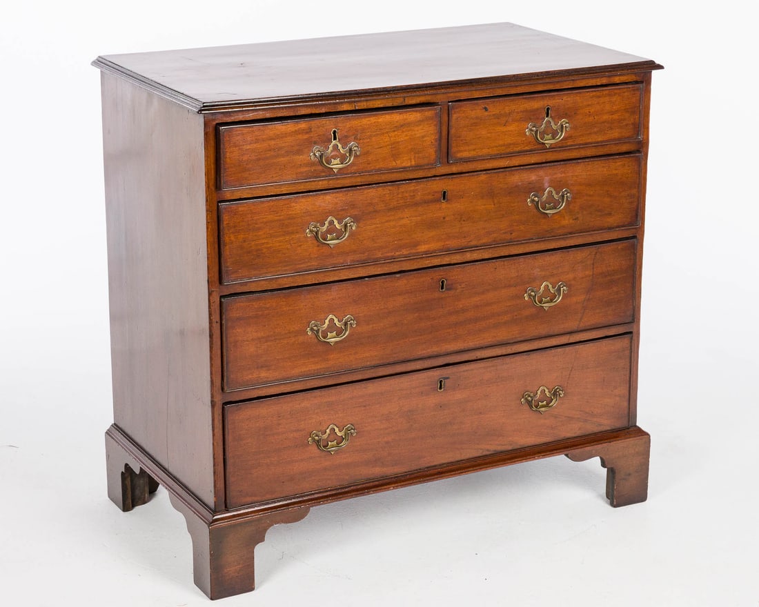 George III Mahogany Chest of Drawers, 18th/19th C (1 of 13)