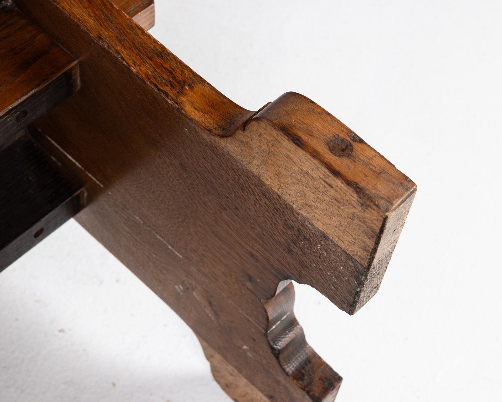 Stickley Oak Trestle Table - 13
