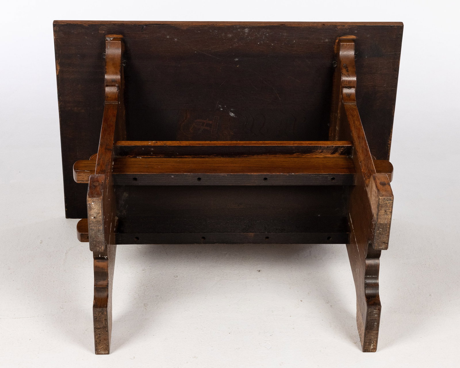 Stickley Oak Trestle Table - 9
