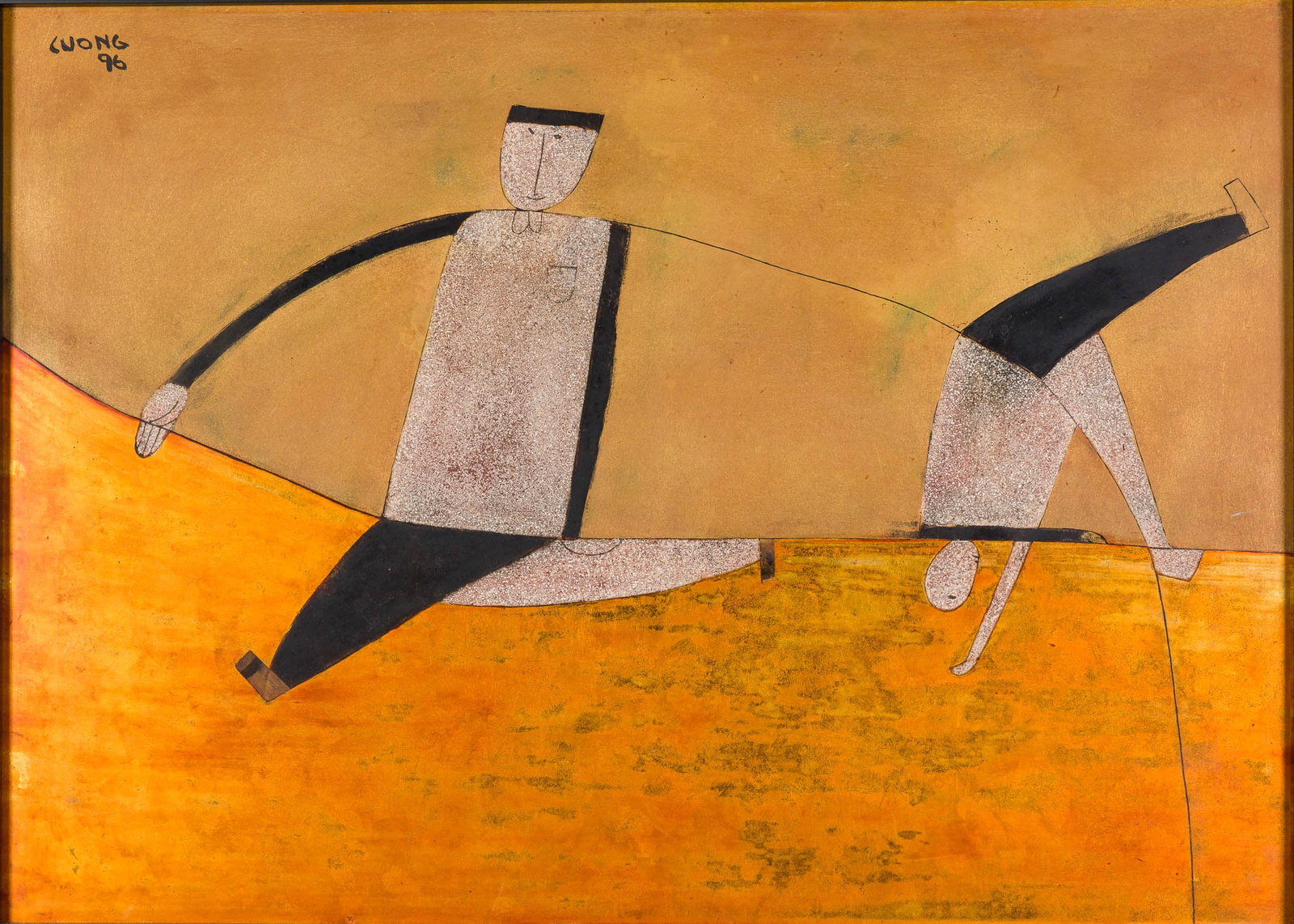 Le Thiet Cuong, (Vietnamese) Untitled, Lacquer (1 of 11)