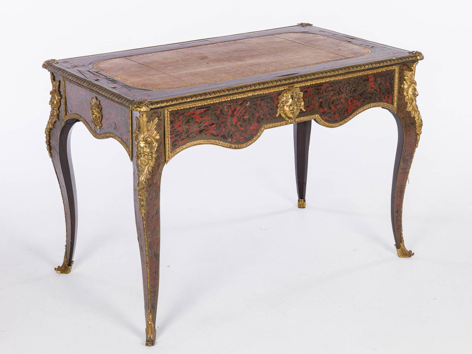 Regence Style Boulle Writing Table, 19th C (1 of 16)