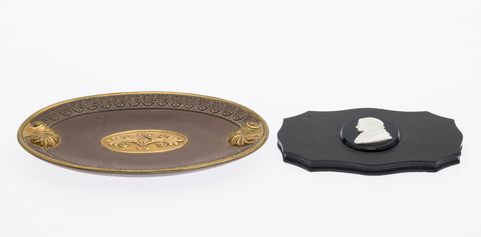 5 Table Articles & Ormolu Fish Mount, 19th C & Later - 4