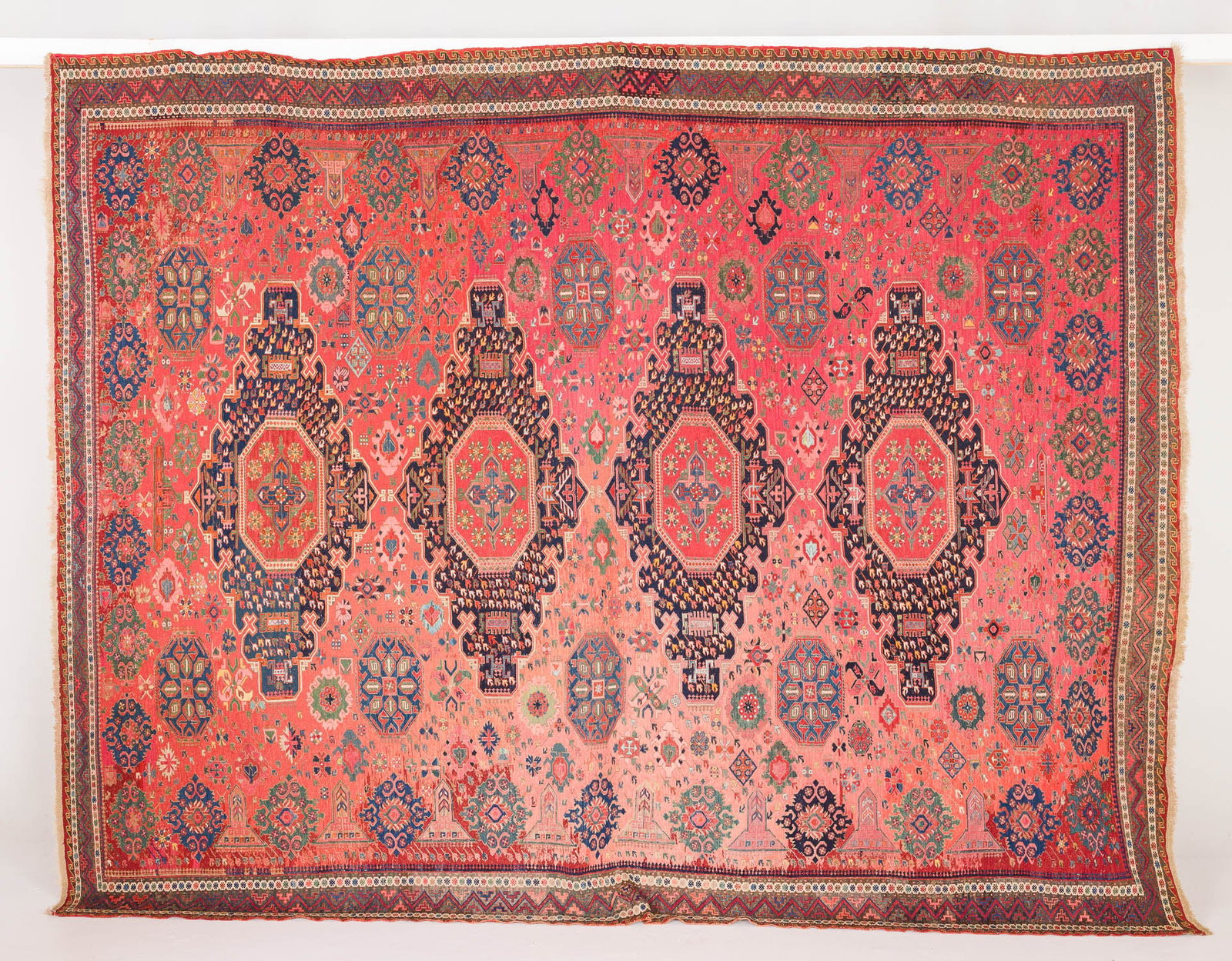 Tribal Antique Caucasian Flatweave Kilim Rug (1 of 9)