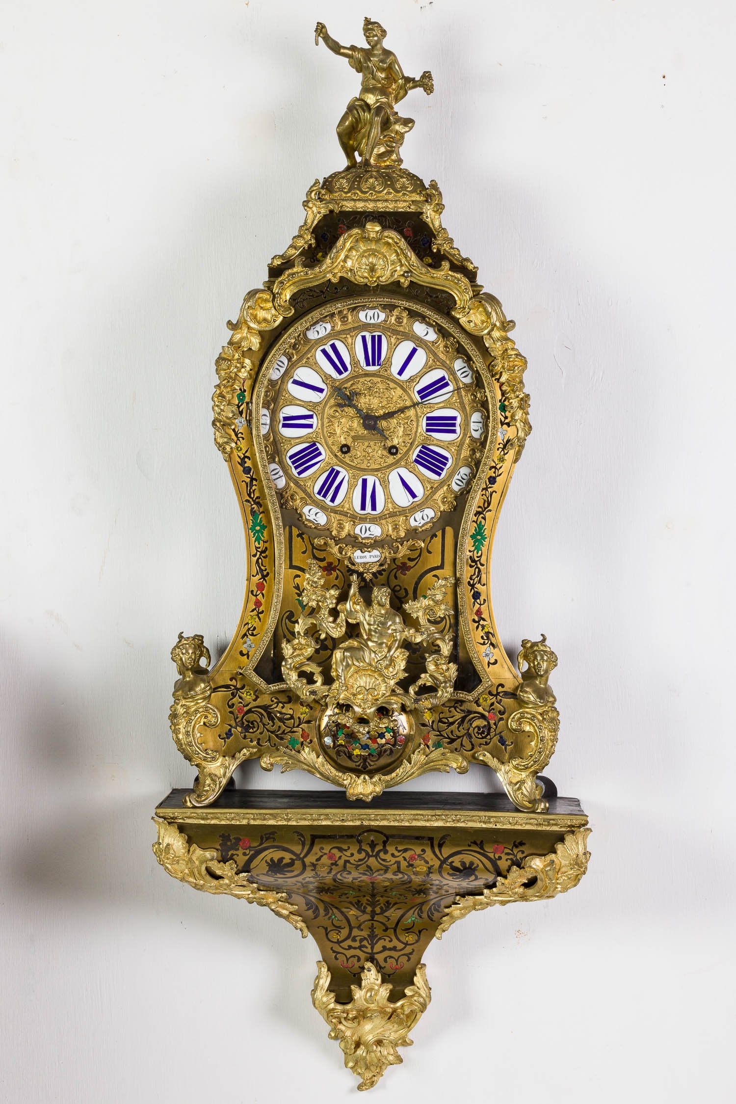 Louis XV Style Boulle Bracket Clock, 19th C (1 of 17)