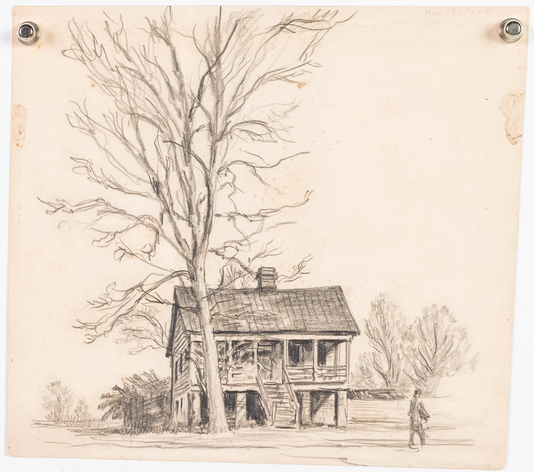 Christopher Murphy Jr, Low Country House, Pencil (1 of 8)