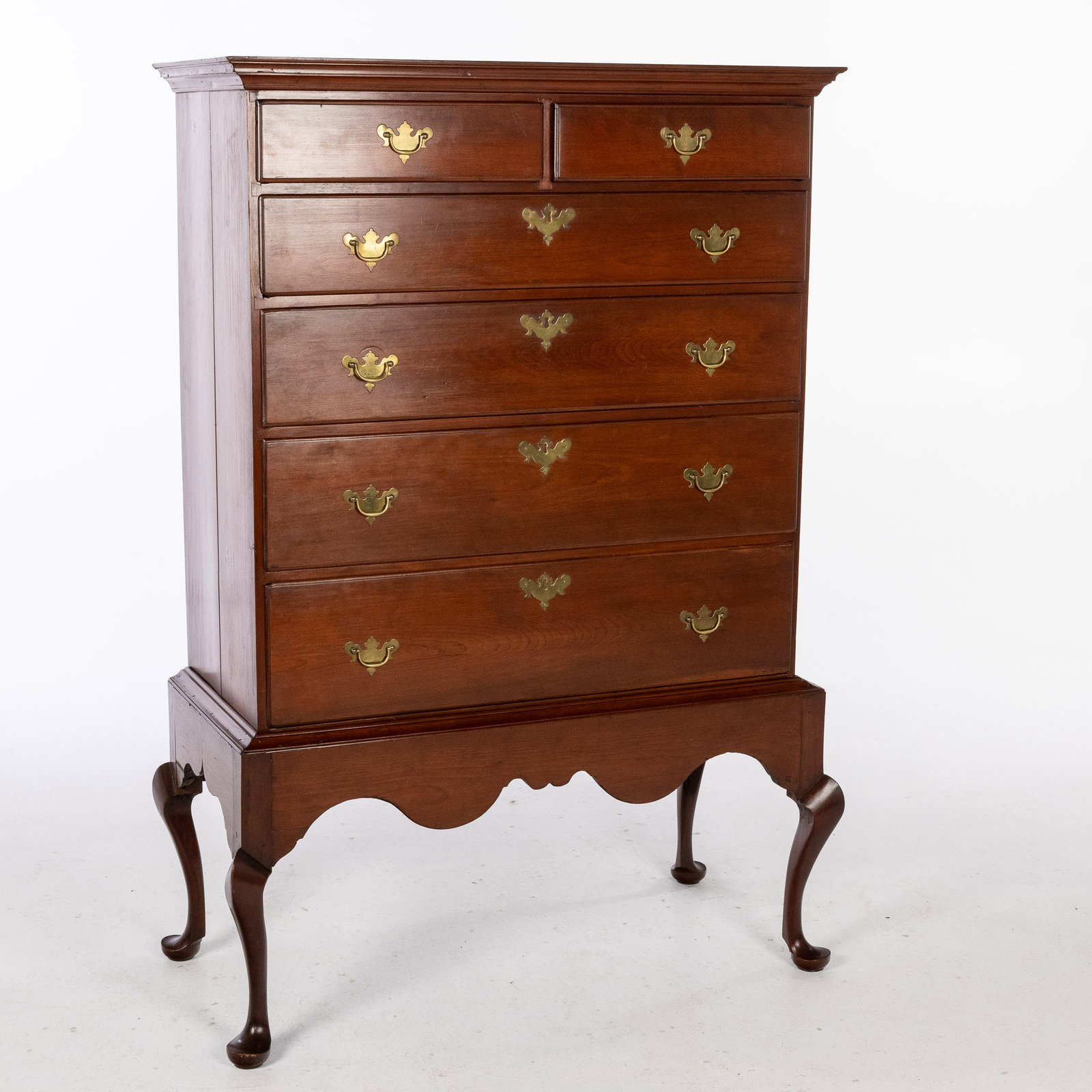 Queen Anne Cherrywood Chest on Frame, CT, c. 1730-80 (1 of 20)