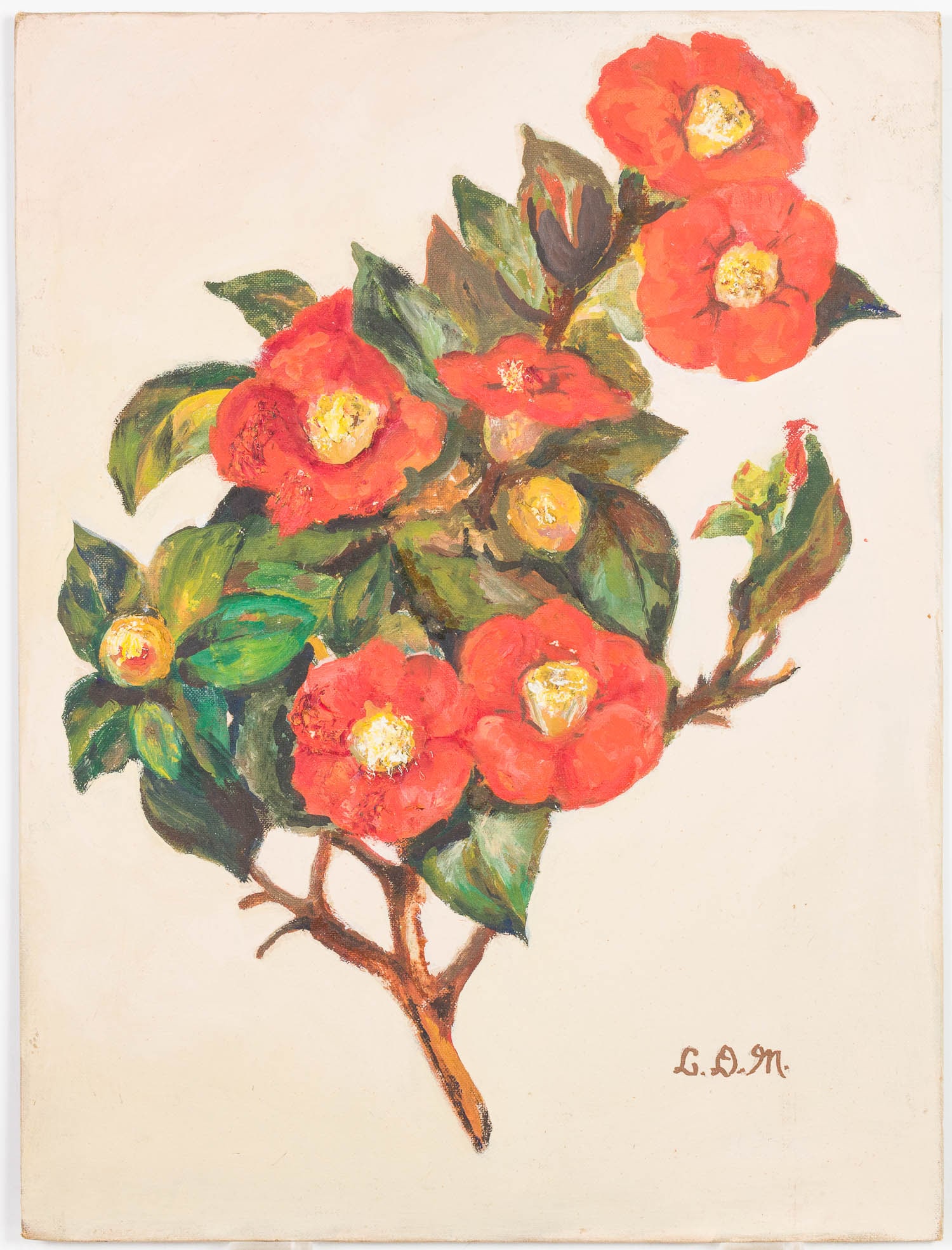Lucille Desboullions Murphy (1873-1956), Red Flowers (1 of 11)