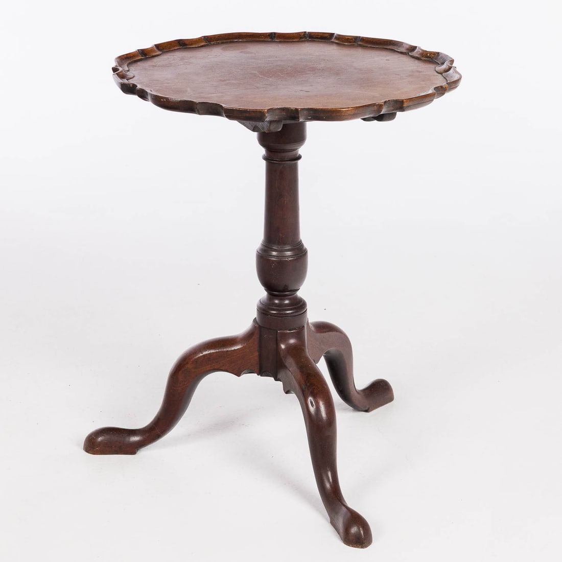 Chippendale Mahogany Tilt Top Piecrust Table (1 of 12)