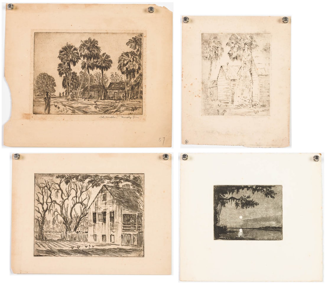 Christopher Murphy Jr., 3 Etchings & a Restrike (1 of 15)