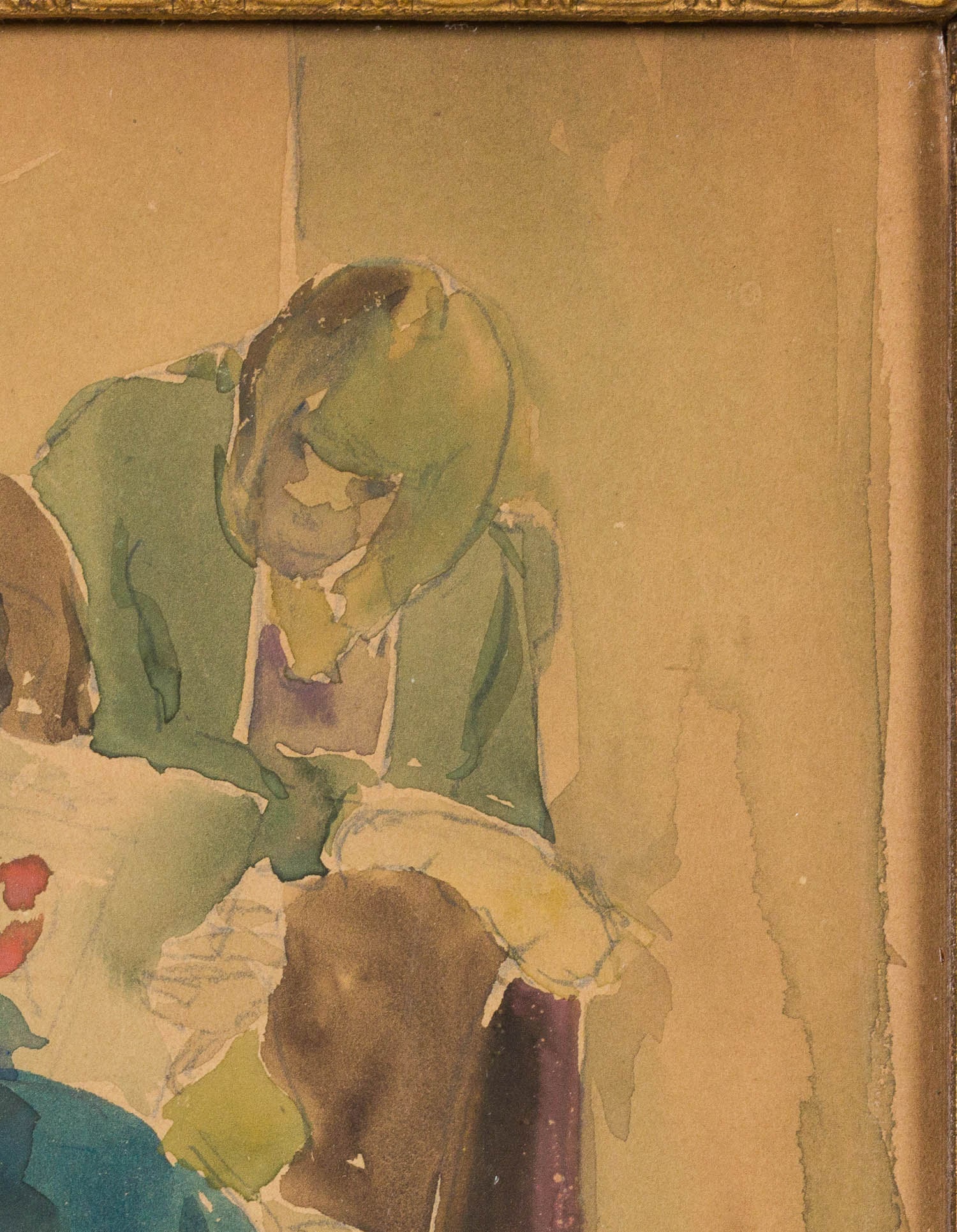 Christopher P.H. Murphy, 2 Figures Reading Newspaper - 4