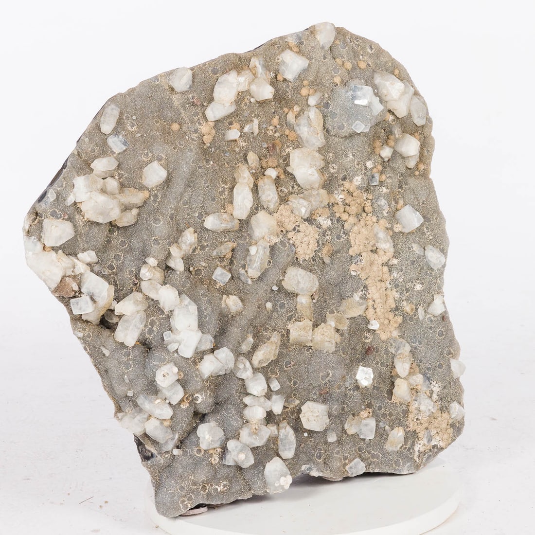 Large Mineral Specimen: Property of a Private Collector, St. Helena Island, SC Description: Large Mineral Specimen. Measurements: Height: 25 in. x Width: 24 in. x Depth: 5 1/2 in.