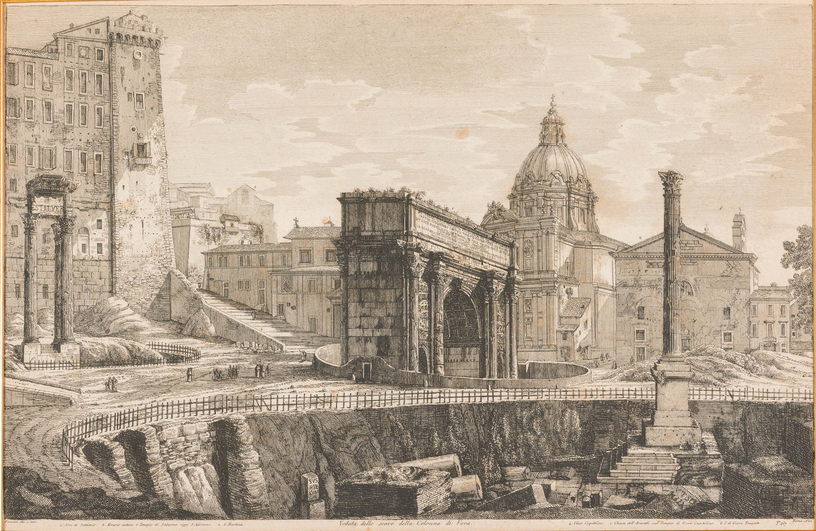 3 Luigi Rossini Engravings - 13