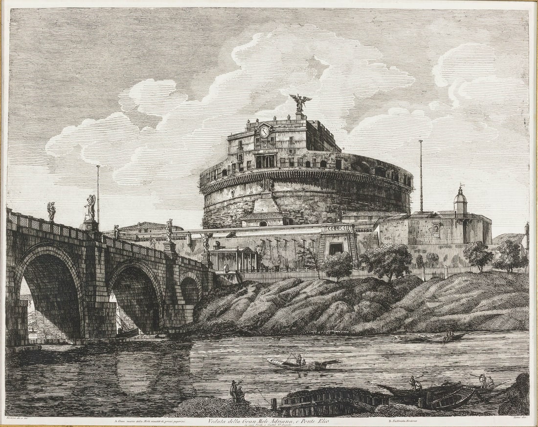 3 Luigi Rossini Engravings - 8