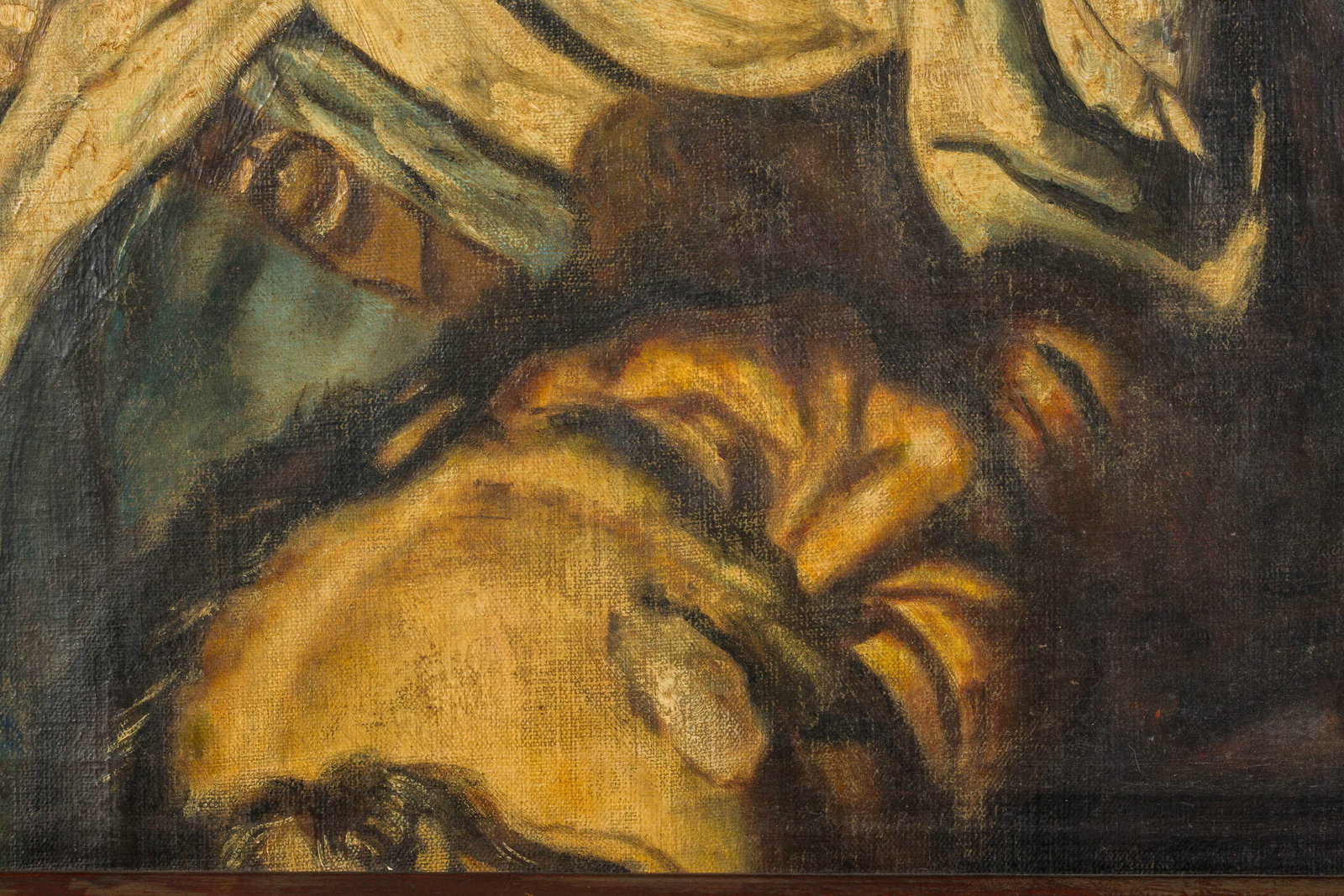 M. Berner, Study after Strozzi, O/C - 10