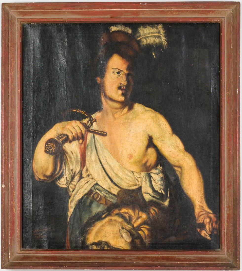 M. Berner, Study after Strozzi, O/C - 3