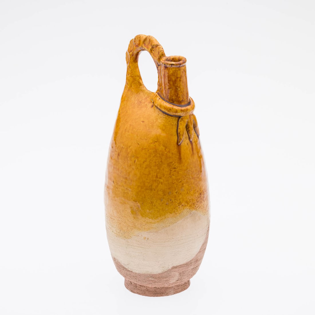 Liao Dynasty Amber-Glazed Pottery Ewer (1 of 9)