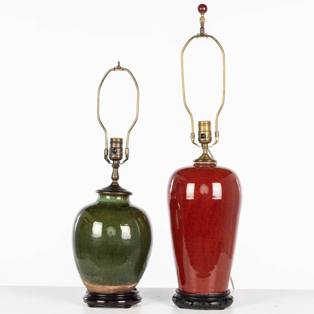 Two Chinese Vases, Now Mounted as Lamps (1 of 7)
