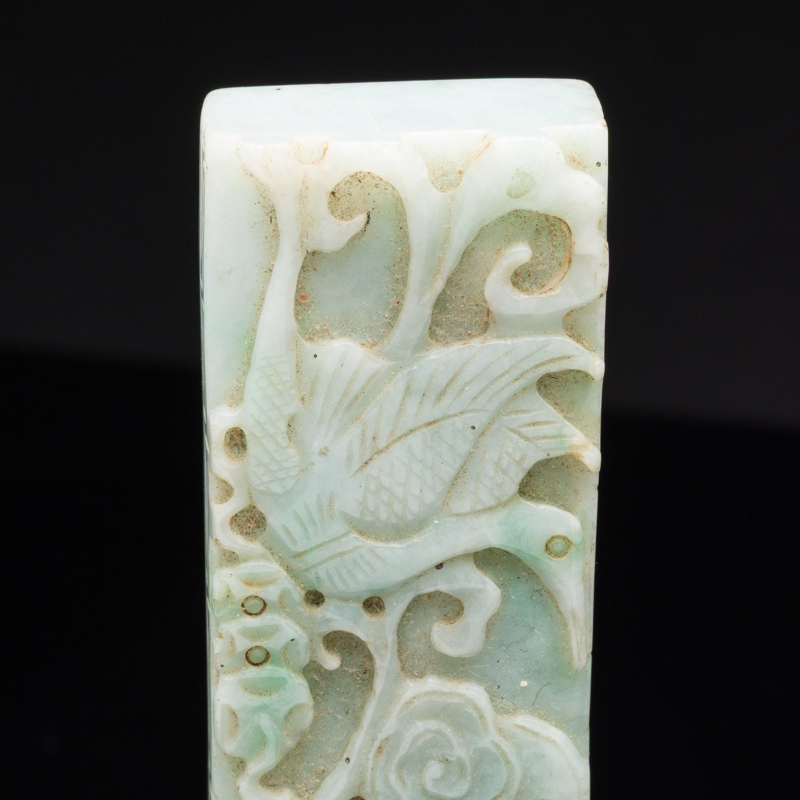 Chinese Jadeite Scroll Weight - 2