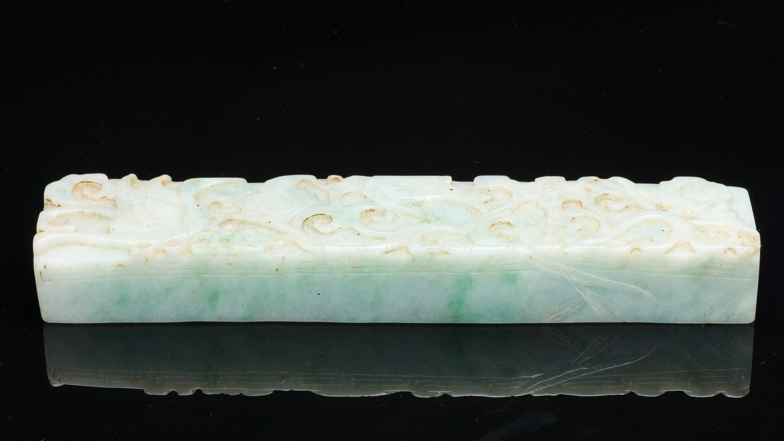 Chinese Jadeite Scroll Weight - 7