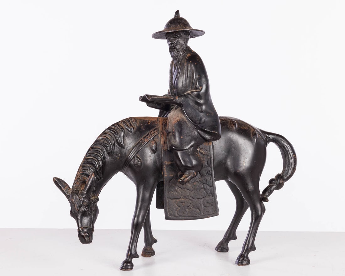 Japanese Metal Horse & Rider, 20th Century (1 of 10)