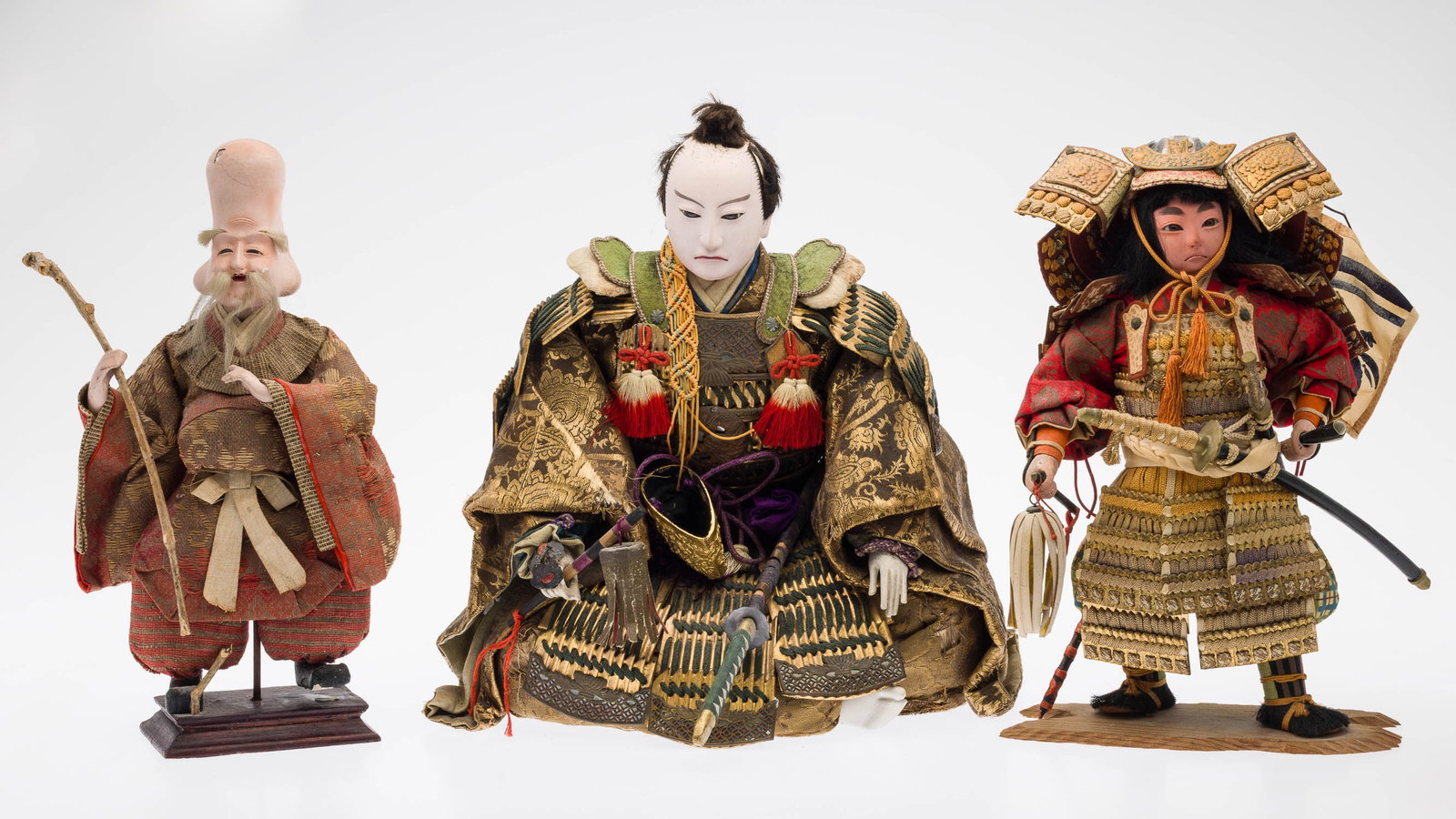 3 Japanese Dolls, 20th Century (1 of 15)