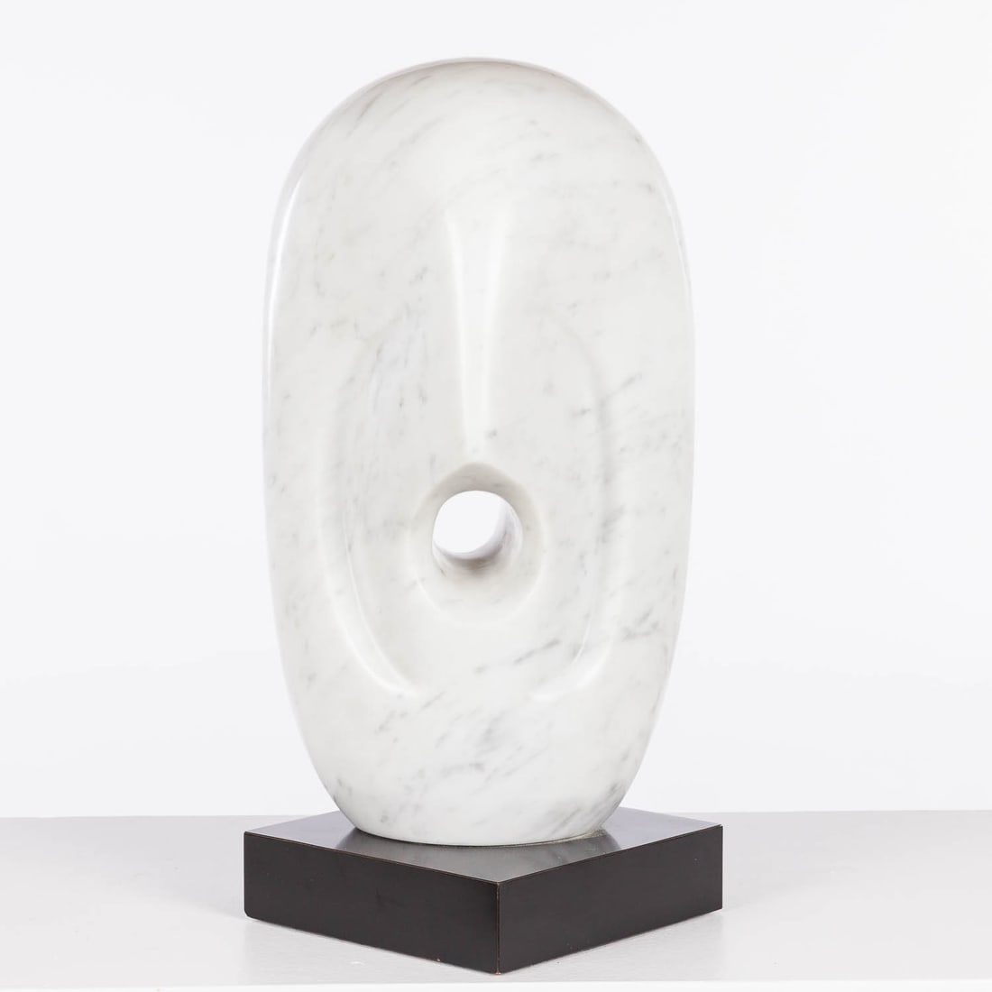 Carved Marble Abstract Head, Unsigned (1 of 8)