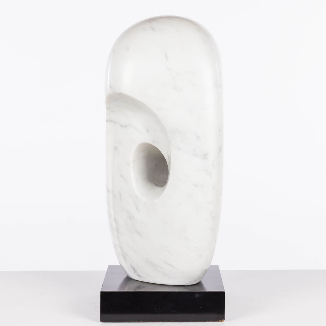 Carved Marble Abstract Head, Unsigned - 5