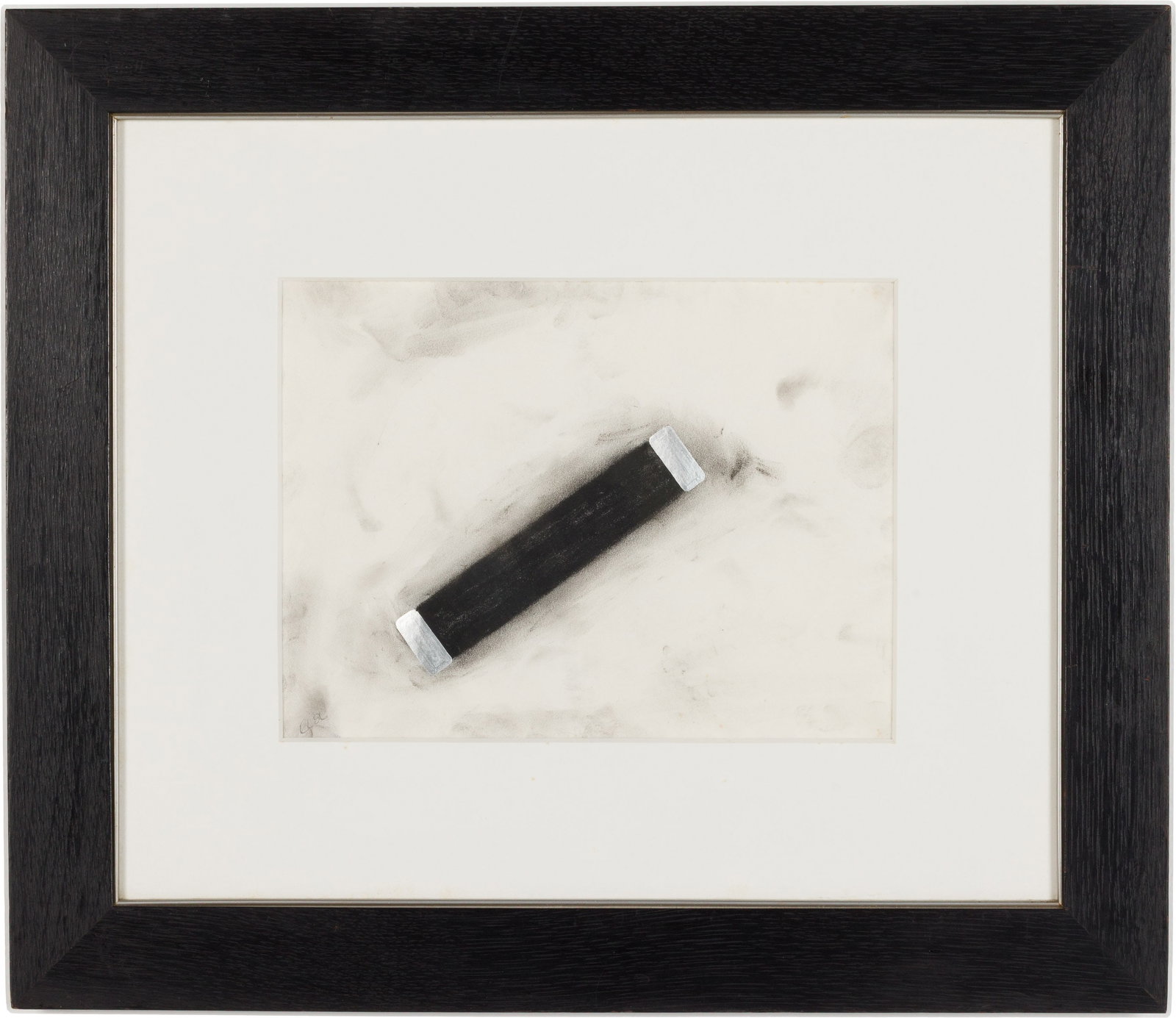 Initial Signed 'EL', Abstract, 1986, Mixed Media - 3