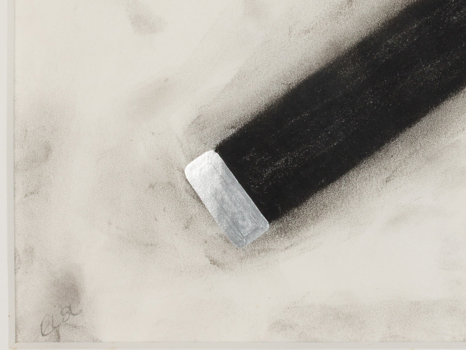 Initial Signed 'EL', Abstract, 1986, Mixed Media - 6