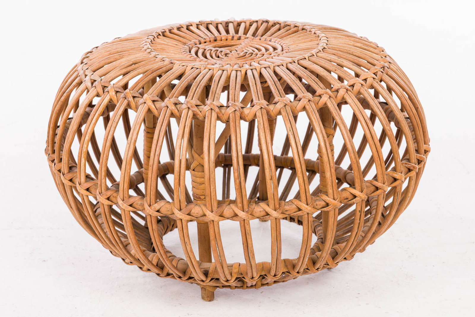 Franco Albini Rattan Ottoman (1 of 7)