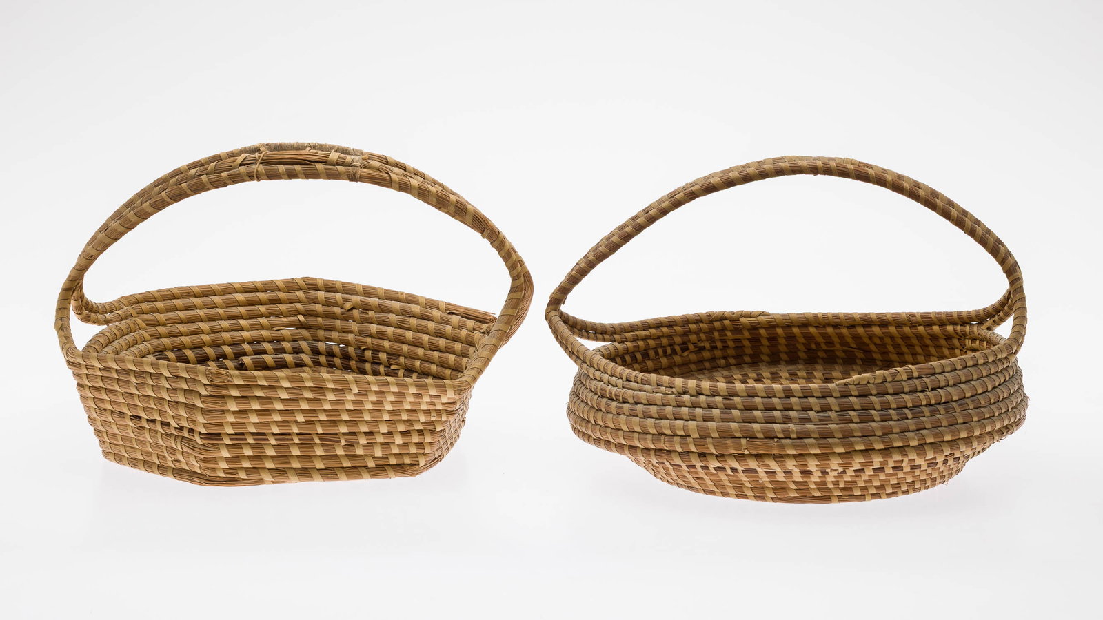 3 Sweetgrass Baskets, Pre-1950 - 3