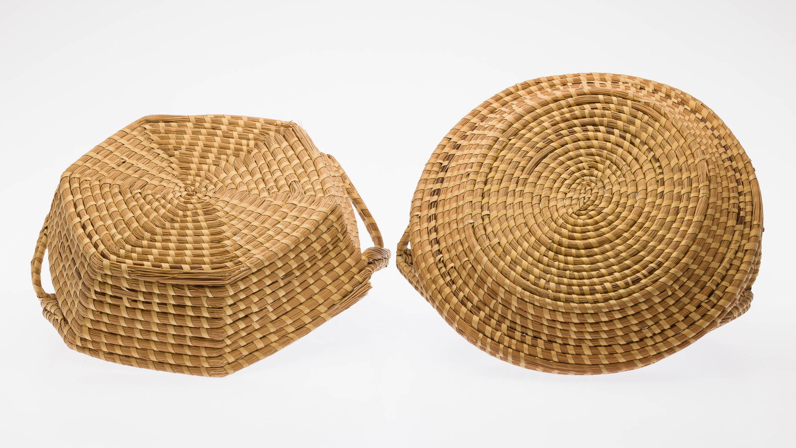3 Sweetgrass Baskets, Pre-1950 - 4