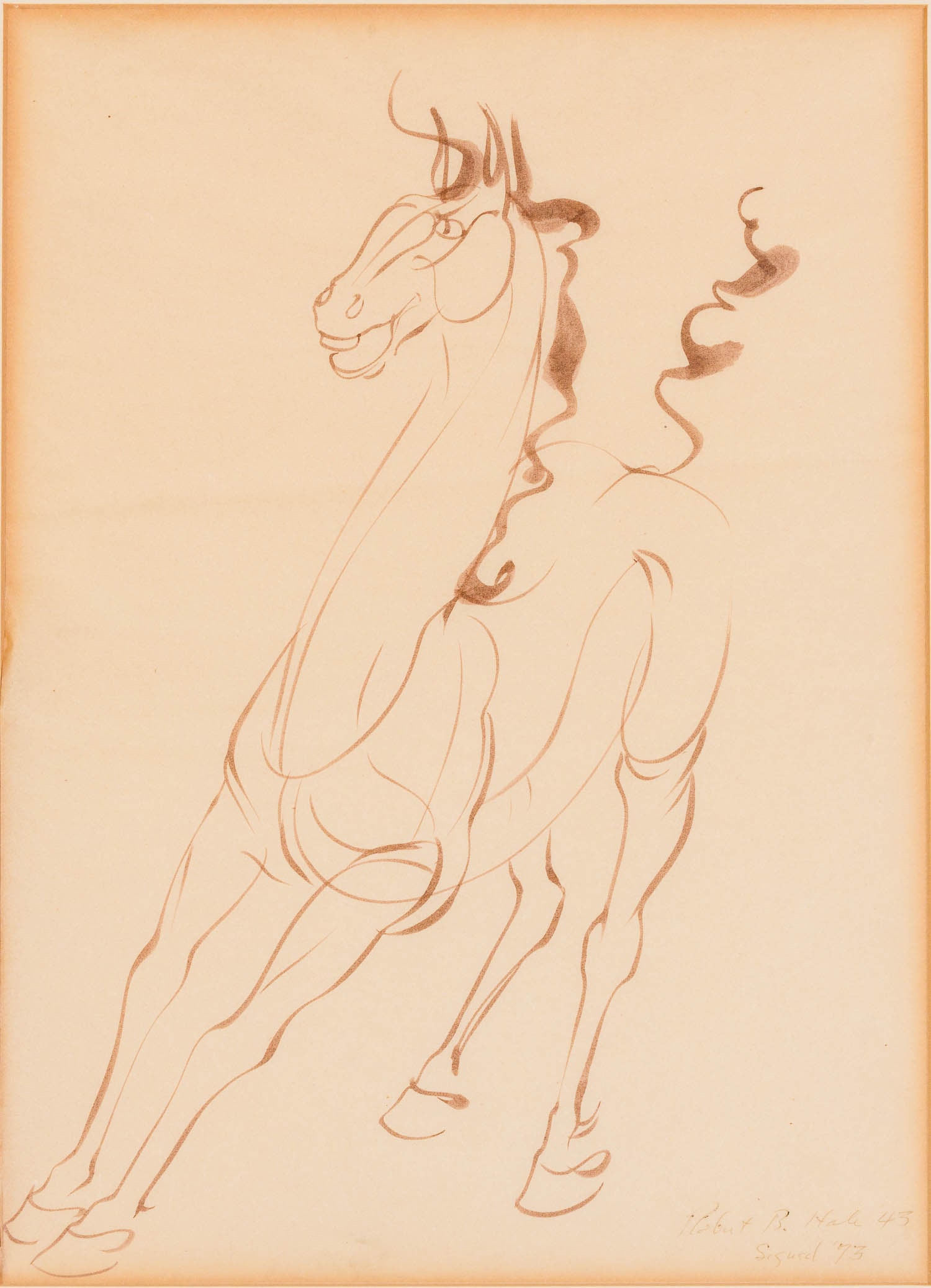 Robert B. Hale (1901-1985), Horse, Ink on Paper (1 of 10)