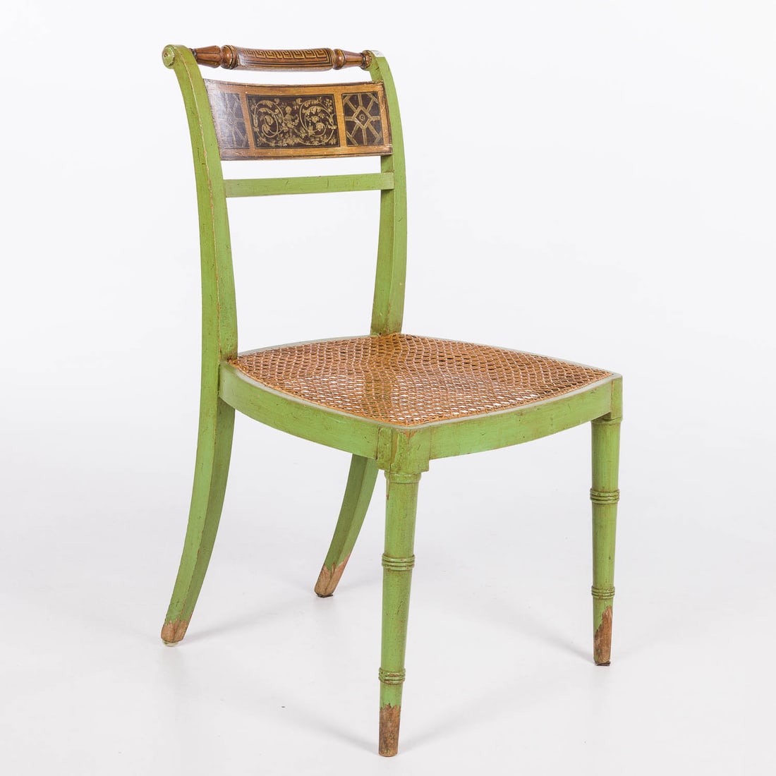 Regency Painted Side Chair, Early 19th C (1 of 13)
