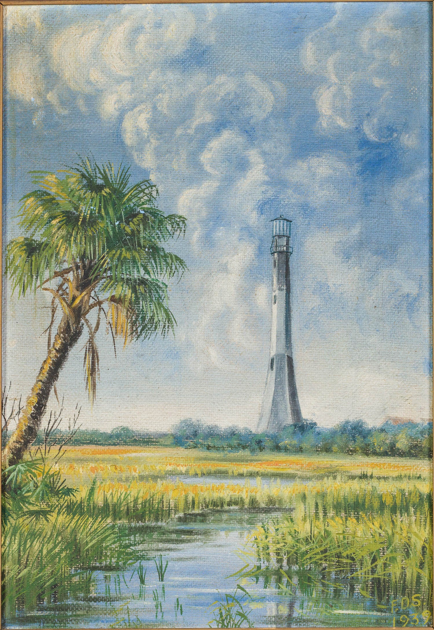 Initial Signed, Lighthouse, O/C, 1939 (1 of 11)