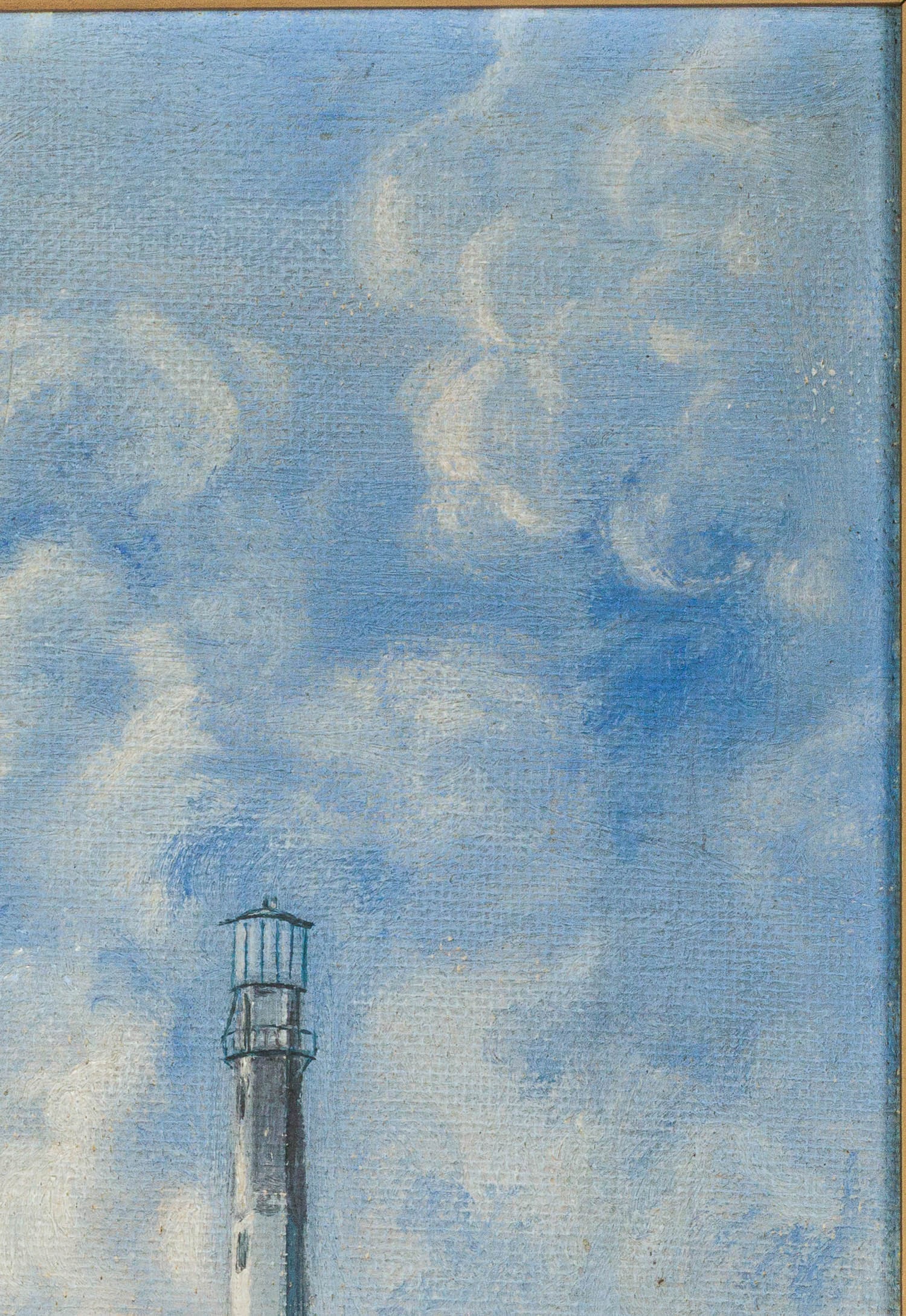 Initial Signed, Lighthouse, O/C, 1939 - 5