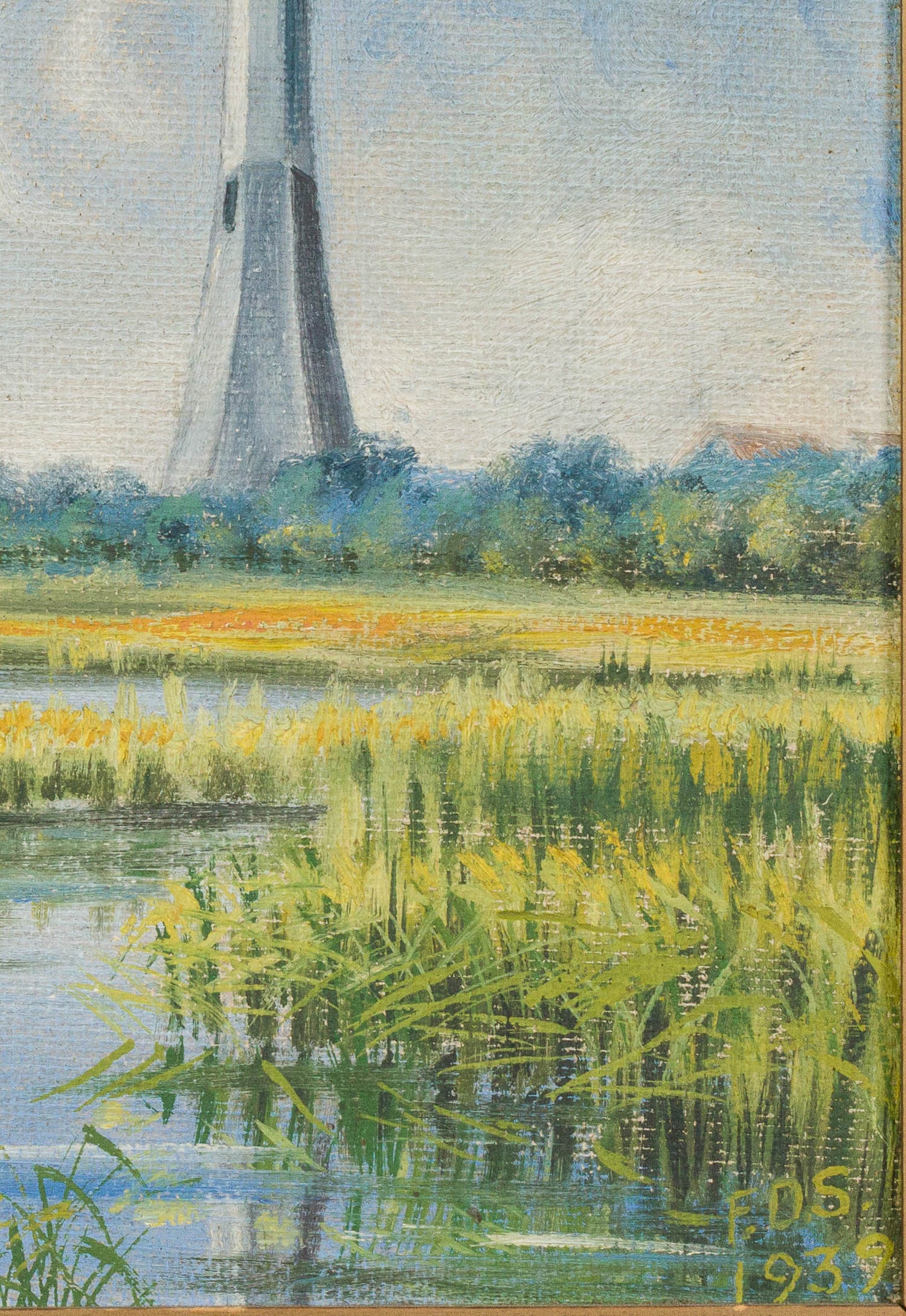 Initial Signed, Lighthouse, O/C, 1939 - 7