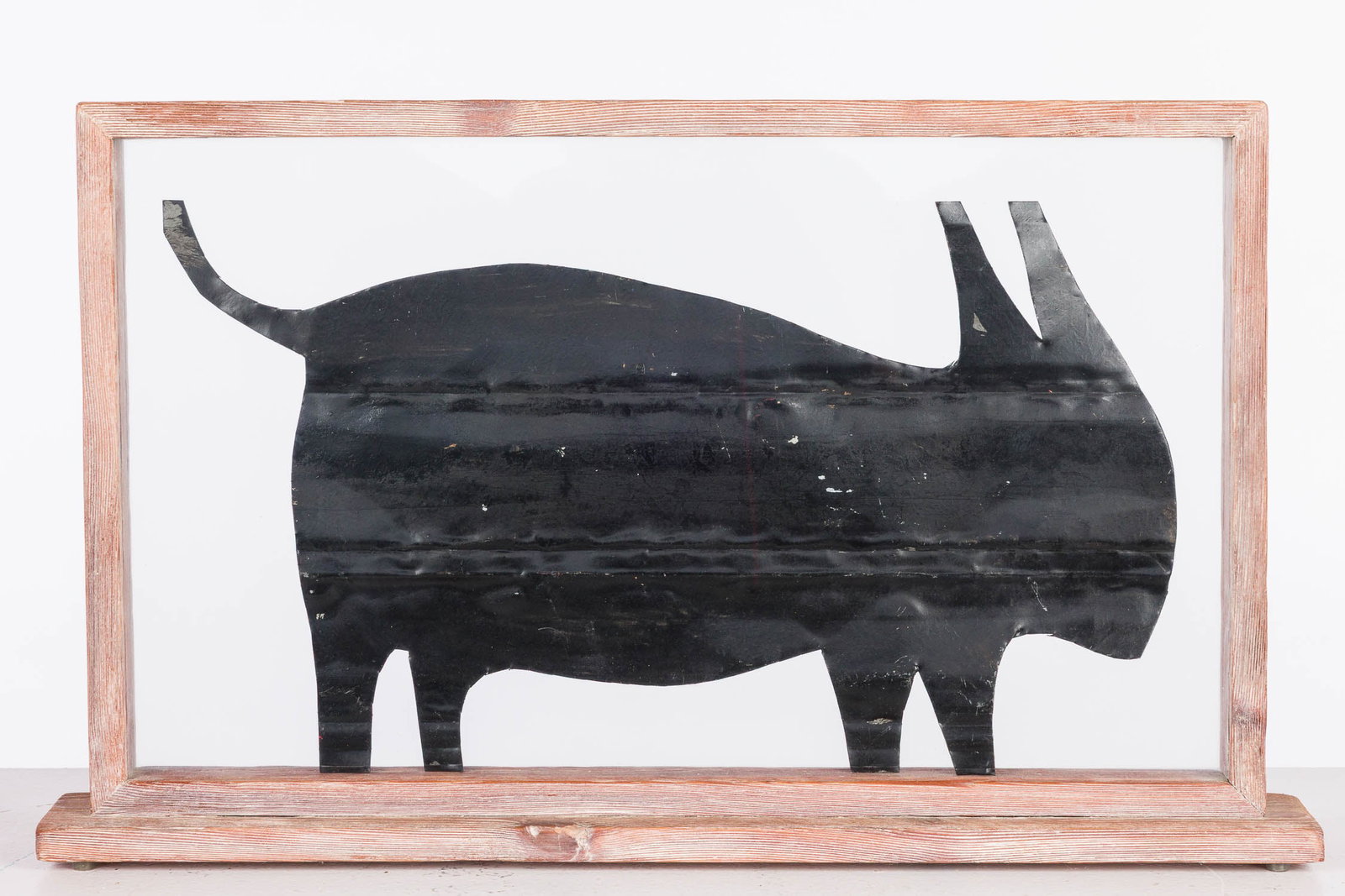 R.A. Miller (1912-2006), Dog in Shadow Box (1 of 7)