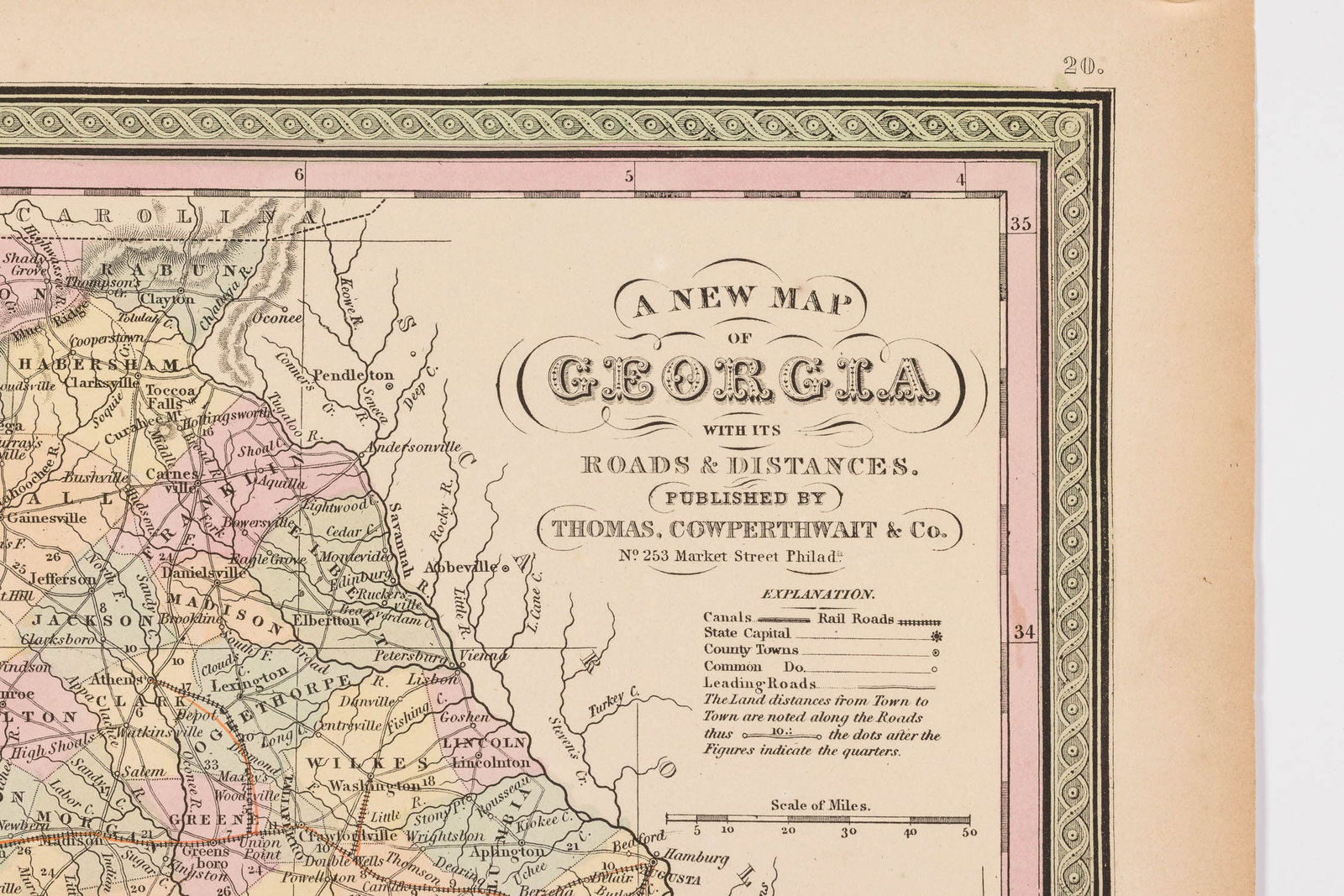 Three Georgia Maps, 19th C - 11