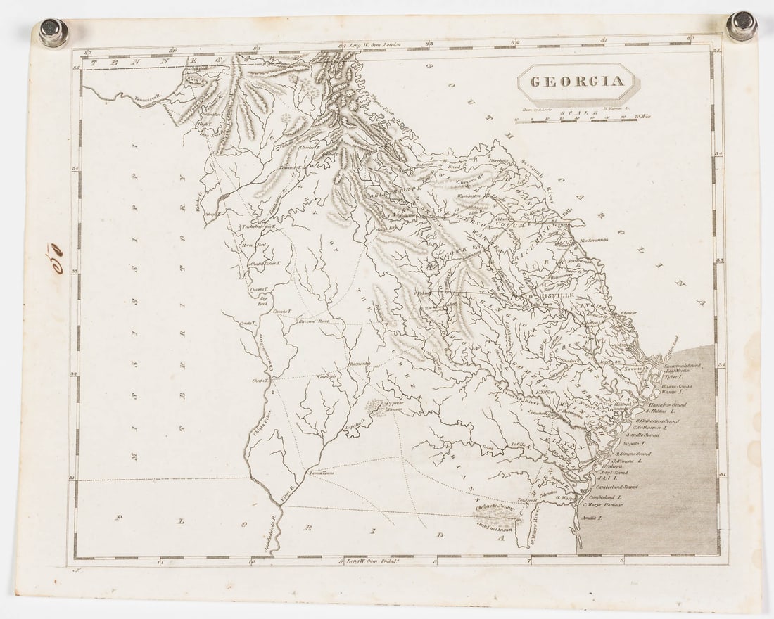 Three Georgia Maps, 19th C - 13