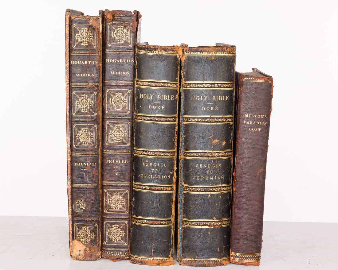 5 Books with Illustrated and Engraved Works (1 of 13)