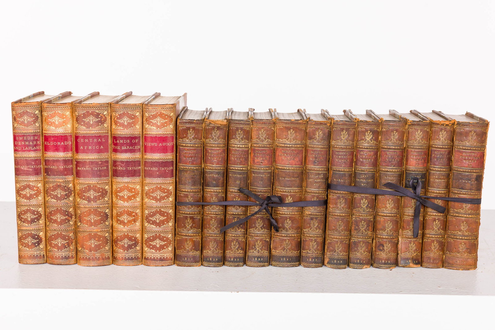 17 Books by Walter Scott and Bayard Taylor (1 of 10)