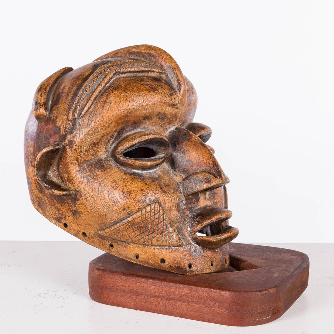 Carved Wood African Mask (1 of 8)