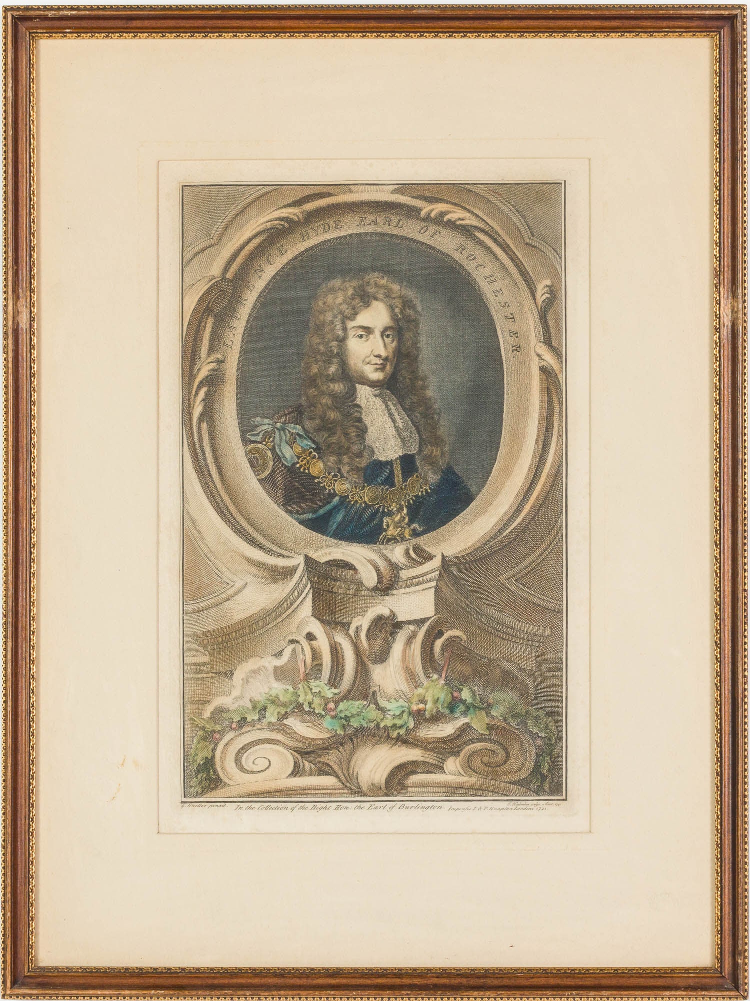 Five Handcolored Portrait Engravings - 16