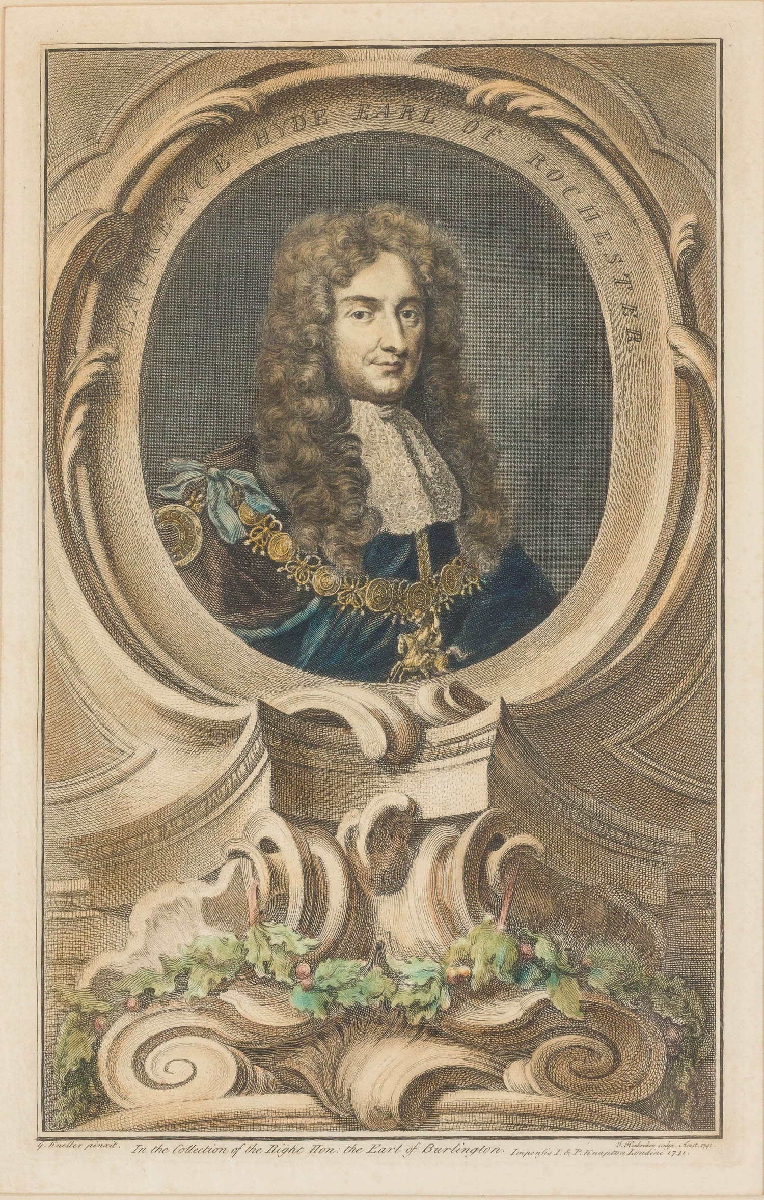 Five Handcolored Portrait Engravings - 18
