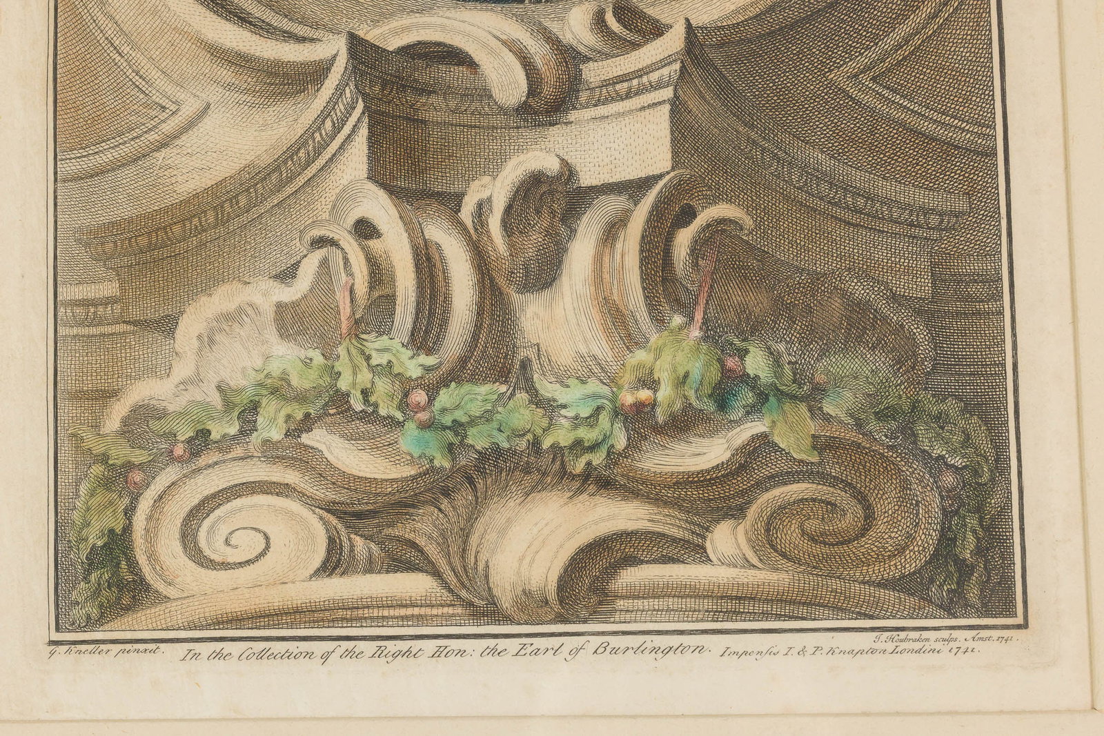 Five Handcolored Portrait Engravings - 19