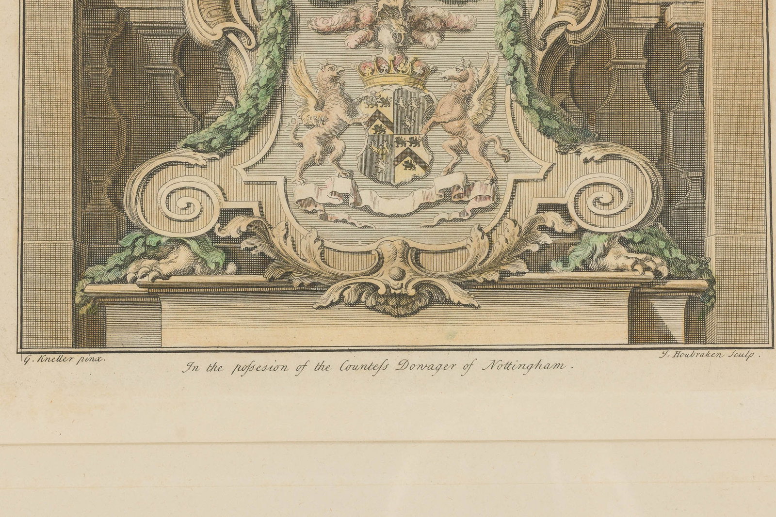 Five Handcolored Portrait Engravings - 9
