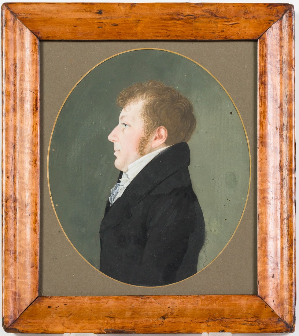 German School, Portrait of Adolf Gottlob, Gouache (1 of 10)